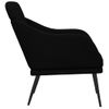 Sillón De Tela Negro 63x76x80 Cm Vidaxl