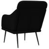 Sillón De Tela Negro 63x76x80 Cm Vidaxl