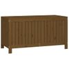 Caja De Almacenaje Jardín Madera Pino Marrón Miel 121x55x64 Cm Vidaxl