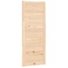 Puerta De Granero Madera Maciza Pino 80x1,8x204,5 Cm Vidaxl