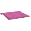 Cojines De Silla De Jardín 6 Uds Tela Rosa 40x40x3 Cm Vidaxl