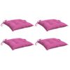 Cojines De Silla De Jardín 4 Uds Tela Oxford Rosa 50x50x7 Cm Vidaxl