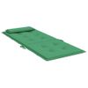 Cojines De Silla Con Respaldo Alto 2 Uds Tela Oxford Verde Vidaxl