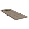 Cojines De Silla Con Respaldo Alto 6 Uds Tela Oxford Gris Taupe Vidaxl