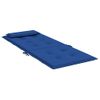 Cojines De Silla Con Respaldo Alto 4 Uds Tela Oxford Azul Klein Vidaxl