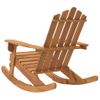 Silla Mecedora Adirondack Madera Maciza Acacia Vidaxl