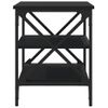 Mueble De Tv Madera Contrachapada Negro 60x40x50 Cm Vidaxl