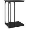 Mesa Auxiliar De Madera Contrachapada Negro 40x30x60 Cm Vidaxl