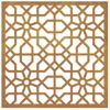 Adorno De Pared De Jardín Acero Corten Diseño Morisco 55x55 Cm Vidaxl