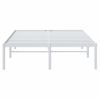 Estructura De Cama De Metal Blanca 135x190 Cm Vidaxl