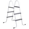 Escalera De Piscina Acero Gris 84 Cm Vidaxl