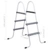 Escalera De Piscina Acero Gris 84 Cm Vidaxl