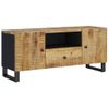 Mueble De Tv Madera Mango Y Madera Contrachapada 105x33,5x46 Cm Vidaxl