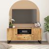 Mueble De Tv Madera Mango Y Madera Contrachapada 105x33,5x46 Cm Vidaxl