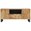 Mueble De Tv Madera Mango Y Madera Contrachapada 105x33,5x46 Cm Vidaxl