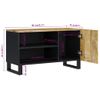 Mueble De Tv Madera Mango Y Madera Contrachapada 80x33x46 Cm Vidaxl