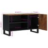 Mueble De Tv Madera Reciclada Y Madera Contrachapada 80x33x46cm Vidaxl