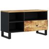 Mueble De Tv Madera Mango Y Madera Contrachapada 80x33x46 Cm Vidaxl