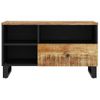 Mueble De Tv Madera Mango Y Madera Contrachapada 80x33x46 Cm Vidaxl