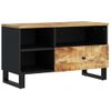 Mueble De Tv Madera Mango Y Madera Contrachapada 80x33x46 Cm Vidaxl