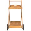 Carrito Camarera Madera Maciza De Acacia 54x87x90 Cm Vidaxl