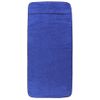 Toallas De Playa 2 Uds Tela Azul Klein 400 G/m² 60x135 Cm Vidaxl