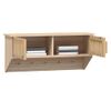 Armario Pared Ganchos Madera Contrachapada 80x24x35,5 Cm Vidaxl