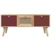 Mesa De Centro Con Cajones Madera Contrachapada 80x40x35,5 Cm Vidaxl