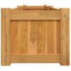 Arriate De Madera Maciza De Teca 150x30x25 Cm Vidaxl