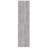 Armario De Madera Contrachapada Gris Sonoma 100x50x200 Cm Vidaxl