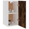 Mueble Colgante Madera Ingeniería Roble Ahumado 29,5x31x60cm Vidaxl