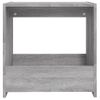 Mesa Auxiliar Madera Contrachapada Gris Sonoma 50x26x50 Cm Vidaxl