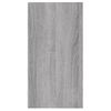 Mesa Auxiliar Madera Contrachapada Gris Sonoma 50x26x50 Cm Vidaxl