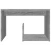 Mesa Auxiliar Madera Contrachapada Gris Sonoma 59x36x38 Cm Vidaxl