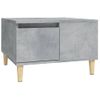 Mesa De Centro Madera Contrachapada Gris Hormigón 55x55x36,5 Cm Vidaxl