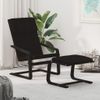 Sillón De Relax De Tela Negro Vidaxl