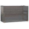 Fundas Muebles De Jardín 2 Uds 8 Ojales Rectangular 125x55x75cm Vidaxl