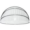 Cúpula Para Piscina Redonda Pvc 376x188 Cm Vidaxl