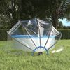 Cúpula Para Piscina Redonda Pvc 467x234 Cm Vidaxl