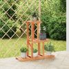 Soporte Para Flores De Madera Maciza Abeto 81x25x75,5 Cm Vidaxl