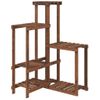 Soporte Para Flores De Madera Maciza Abeto 62,5x61,5x101,5 Cm Vidaxl