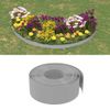 Borduras De Jardín 3 Uds Polietileno Gris 10 M 20 Cm Vidaxl