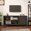 Mueble De Tv Madera Contrachapada Negro 100x40x45 Cm Vidaxl