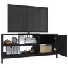 Mueble De Tv Madera Contrachapada Negro 100x40x45 Cm Vidaxl