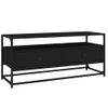 Mueble De Tv Madera Contrachapada Negro 100x35x45 Cm Vidaxl