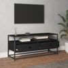 Mueble De Tv Madera Contrachapada Negro 100x35x45 Cm Vidaxl