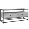 Mueble De Tv Madera Contrachapada Gris Sonoma 100x35x45 Cm Vidaxl