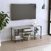 Mueble De Tv Madera Contrachapada Gris Sonoma 102x35x45,5 Cm Vidaxl