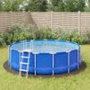 Tapiz De Suelo Piscina Geotextil De Poliéster Gris Claro Ø428cm Vidaxl