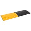 Badén De Velocidad 2 Uds Caucho Amarillo Y Negro 97x32,5x4 Cm Vidaxl